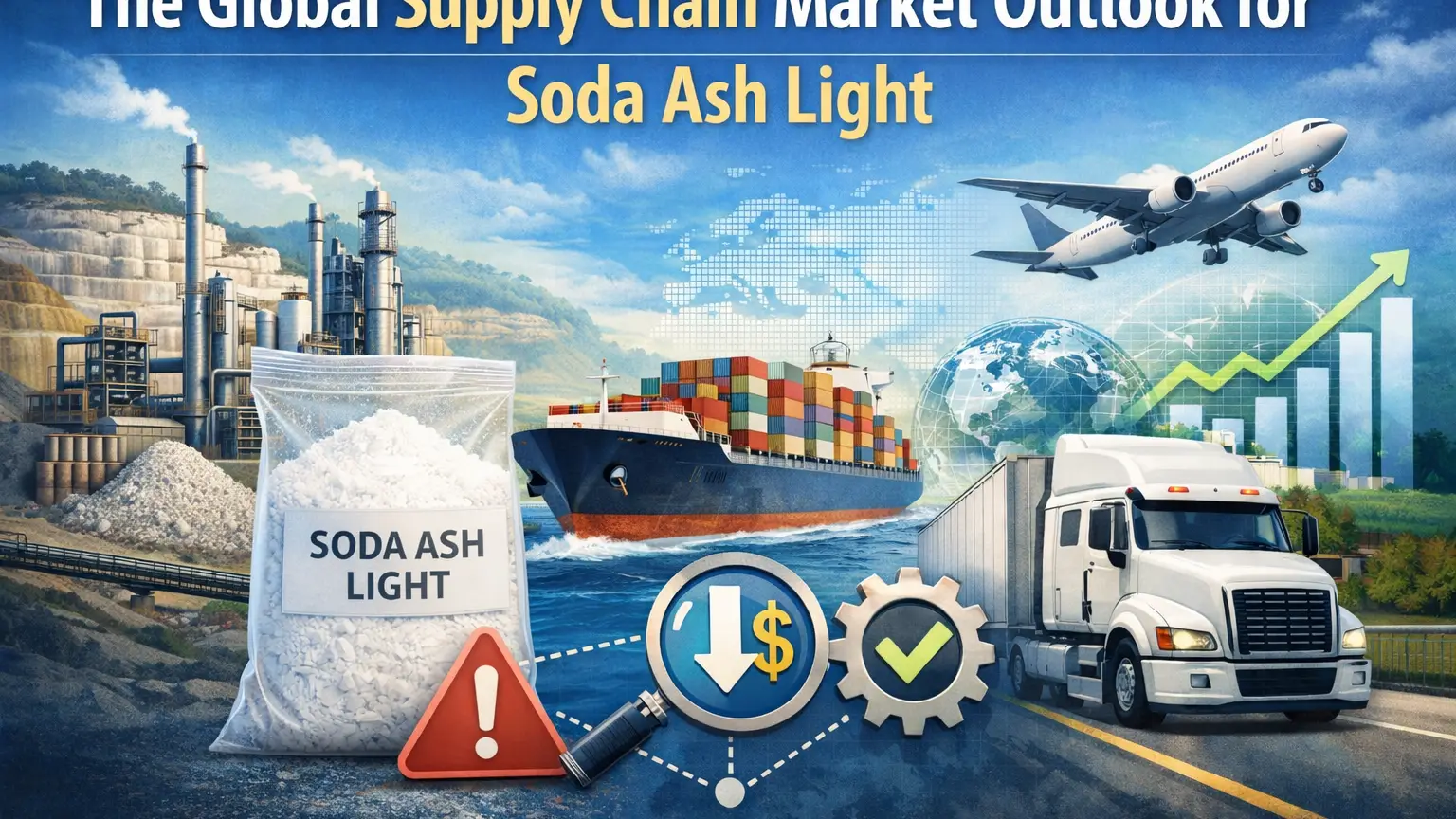 Perspectivas del mercado de la cadena de suministro global para Soda Ash Light